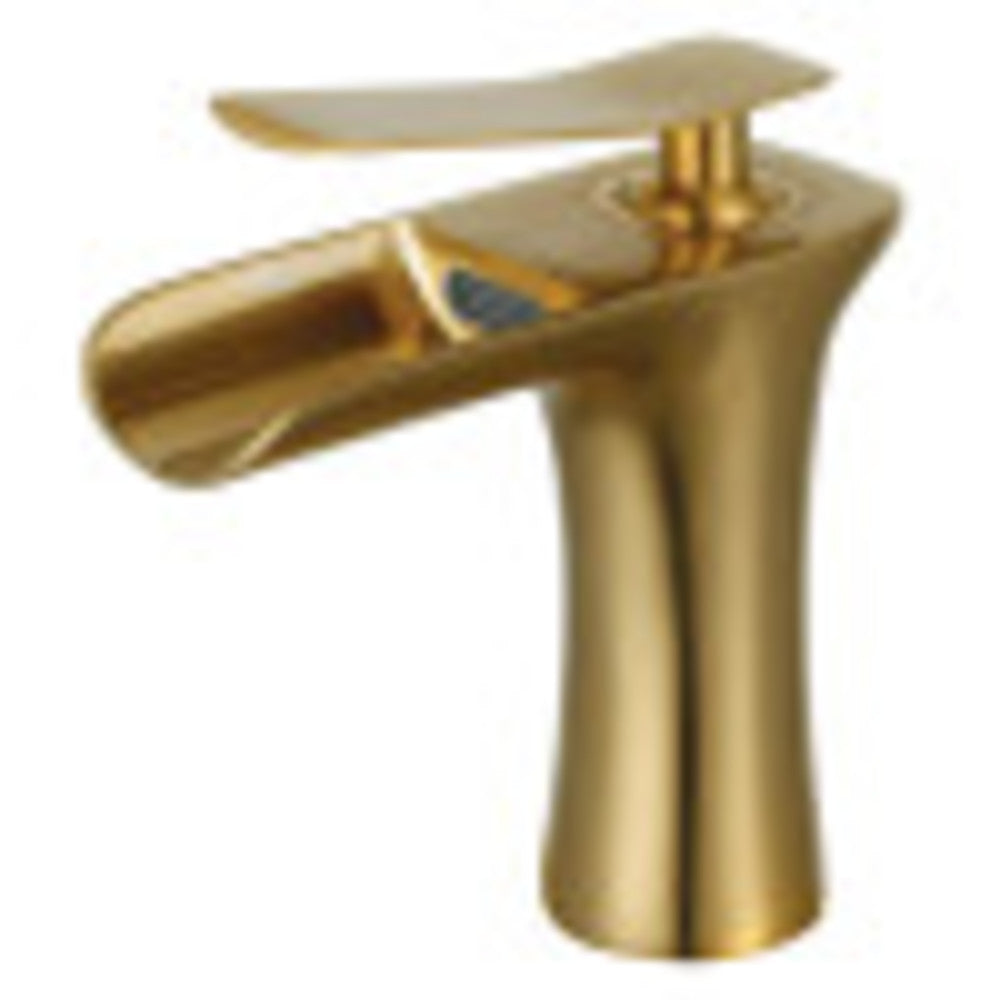 Fauceture LS8423QLL Executive Single-Handle Bathroom Faucet, Brushed Brass - BNGBath