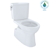 Thumbnail for TOTO Vespin II 1G Two-Piece Elongated 1.0 GPF Universal Height Skirted Design Toilet with CeFiONtect,  - CST474CUFG#01 - BNGBath