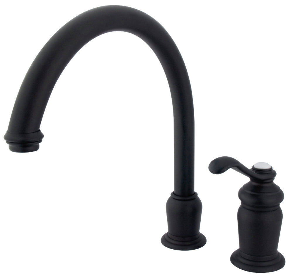 Kingston Brass KS7825TLLS Single-Handle Widespread Kitchen Faucet, Oil Rubbed Bronze - BNGBath