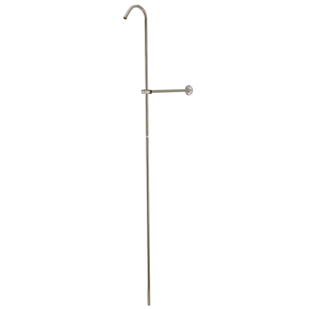 Kingston Brass CCR608 Vintage Shower Riser And Wall Support, Brushed Nickel - BNGBath