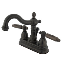 Thumbnail for Kingston Brass KS1605GL 4 in. Centerset Bathroom Faucet, Oil Rubbed Bronze - BNGBath