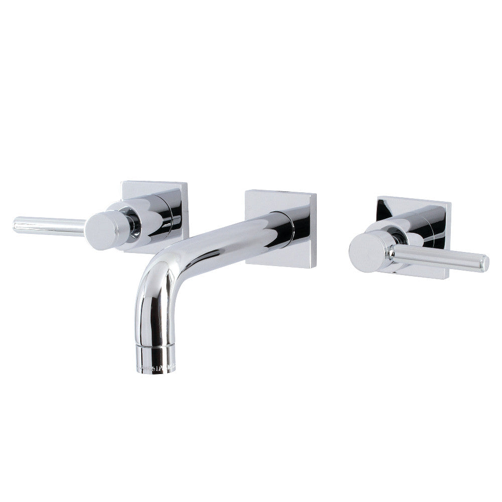 Kingston Brass KS6121DL Concord Two-Handle Wall Mount Bathroom Faucet, Polished Chrome - BNGBath