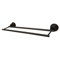 Thumbnail for Kingston Brass BAH821318ORB Concord 18-Inch Double Towel Bar, Oil Rubbed Bronze - BNGBath