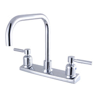 Thumbnail for Kingston Brass FB2141DL Concord 8-Inch Centerset Kitchen Faucet, Polished Chrome - BNGBath
