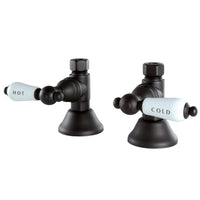 Thumbnail for Kingston Brass CCK44155PL Straight Stop Shut Off Valve, Oil Rubbed Bronze - BNGBath
