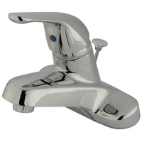 Thumbnail for Kingston Brass KB541B Single-Handle 4 in. Centerset Bathroom Faucet, Polished Chrome - BNGBath