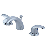 Thumbnail for Kingston Brass KB6951LL Mini-Widespread Bathroom Faucet, Polished Chrome - BNGBath