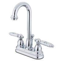 Thumbnail for Kingston Brass KB3611GL 4 in. Centerset Bathroom Faucet, Polished Chrome - BNGBath