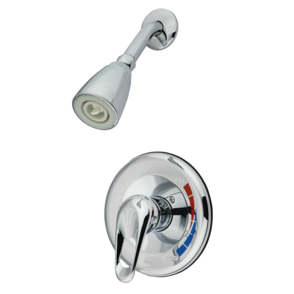 Kingston Brass GKB691SO Water Saving Chatham Shower Faucet with 1.5GPM Showerhead and Single Loop Handle, Polished Chrome - BNGBath