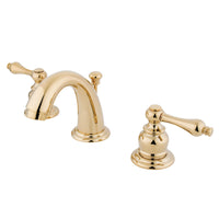 Thumbnail for Kingston Brass KB912AL English Country Widespread Bathroom Faucet, Polished Brass - BNGBath