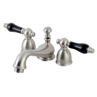 Thumbnail for Kingston Brass KS3958PKL Duchess Mini-Widespread Bathroom Faucet, Brushed Nickel - BNGBath