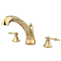 Thumbnail for Kingston Brass KS4322NL Metropolitan Roman Tub Faucet, Polished Brass - BNGBath