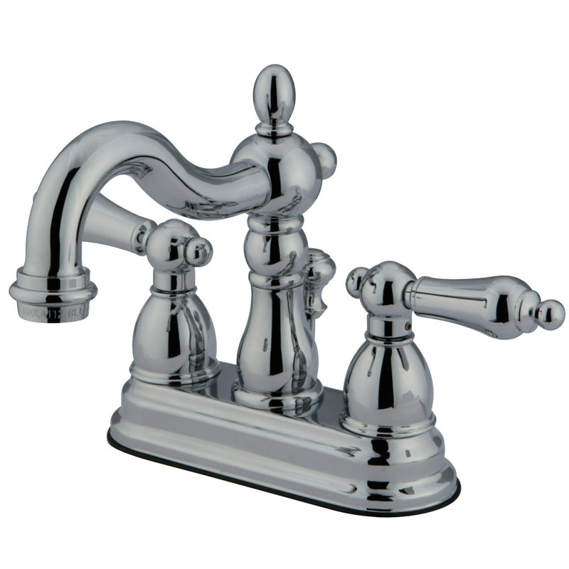 Kingston Brass KB1601ALB 4 in. Centerset Bathroom Faucet, Polished Chrome - BNGBath