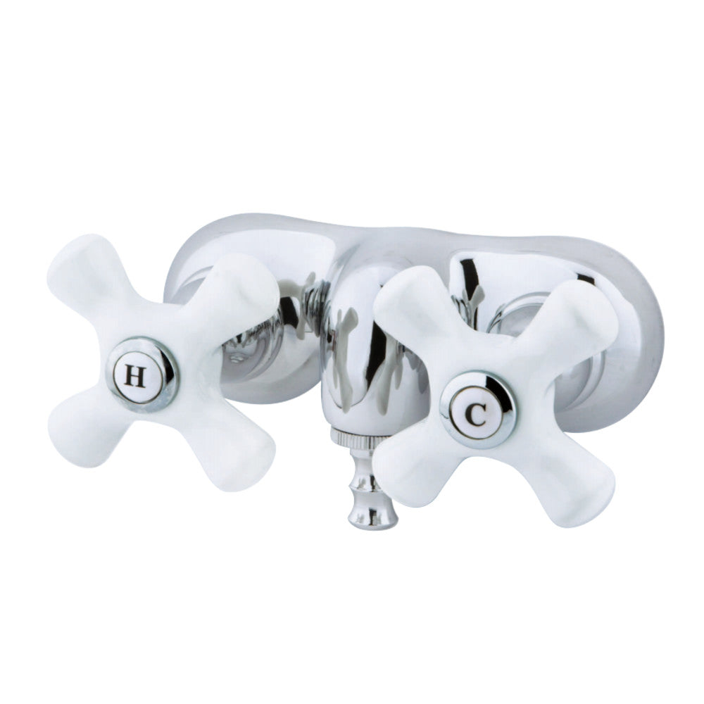 Kingston Brass CC50T1 Vintage 3-3/8-Inch Wall Mount Tub Faucet, Polished Chrome - BNGBath