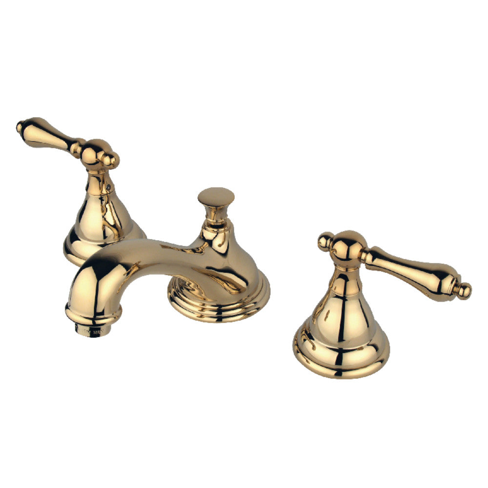 Kingston Brass KS5562AL 8 in. Widespread Bathroom Faucet, Polished Brass - BNGBath