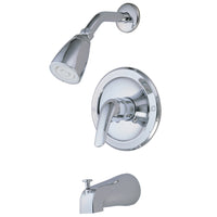 Thumbnail for Kingston Brass GKB531L Tub and Shower Faucet, Polished Chrome - BNGBath