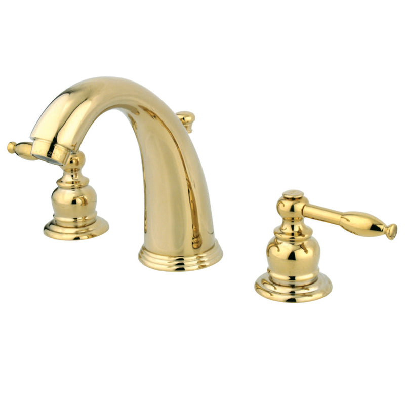 Kingston Brass GKB982KL Widespread Bathroom Faucet, Polished Brass - BNGBath