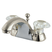 Thumbnail for Kingston Brass KB2158B 4 in. Centerset Bathroom Faucet, Brushed Nickel - BNGBath