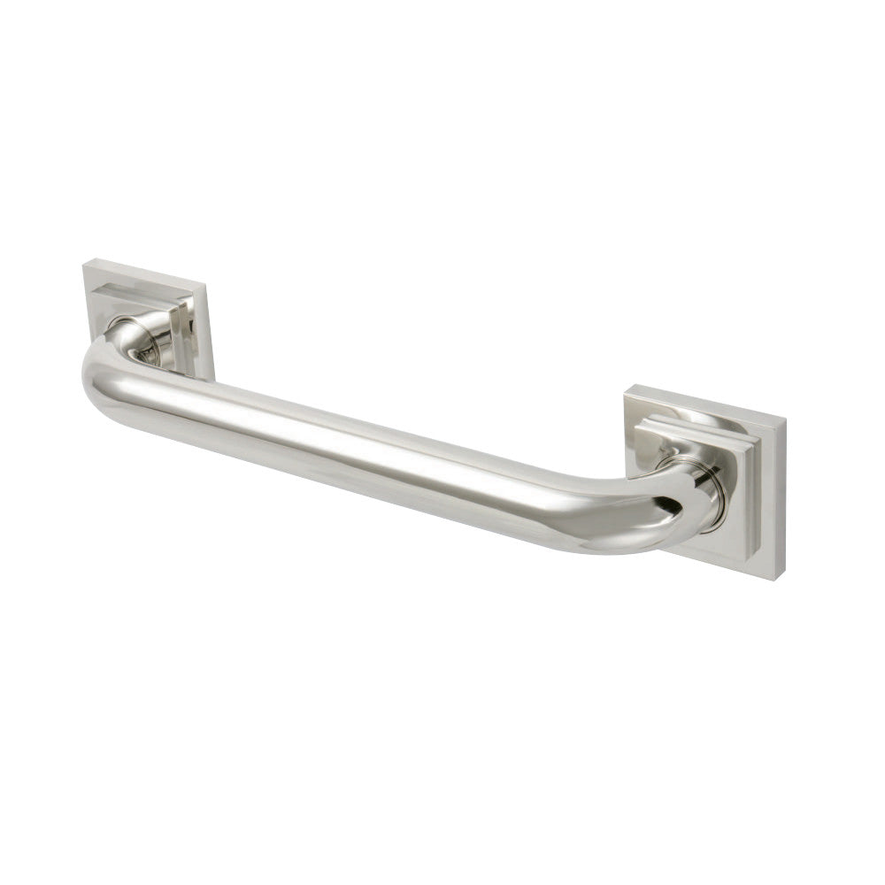 Kingston Brass DR614126 Claremont 12" Grab Bar, 1-1/4" Diameter, Polished Nickel - BNGBath