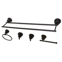 Thumbnail for Kingston Brass BAH821330478ORB Concord 5-Piece Bathroom Accessory Set, Oil Rubbed Bronze - BNGBath