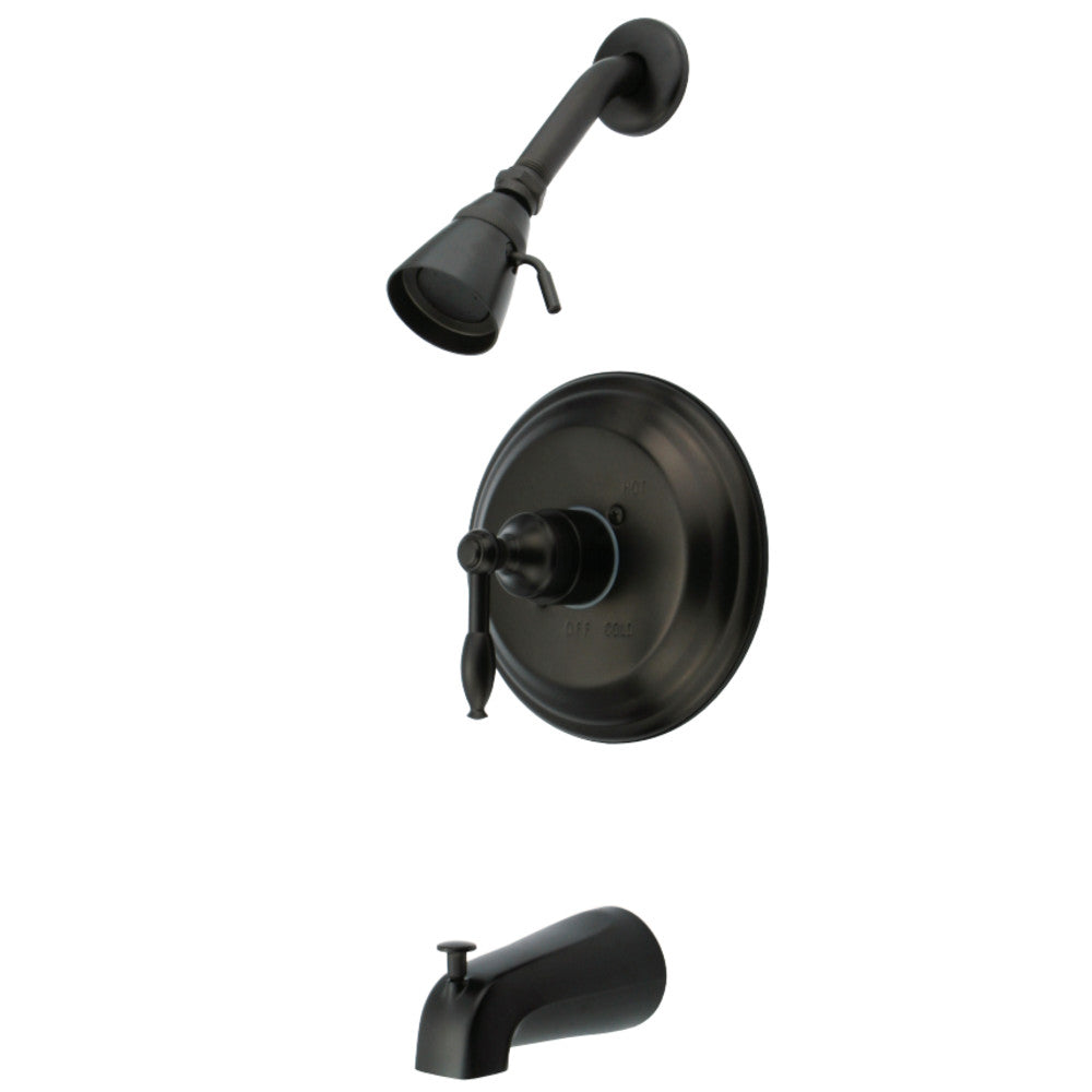 Kingston Brass KB2635KL Tub & Shower Faucet, Oil Rubbed Bronze - BNGBath