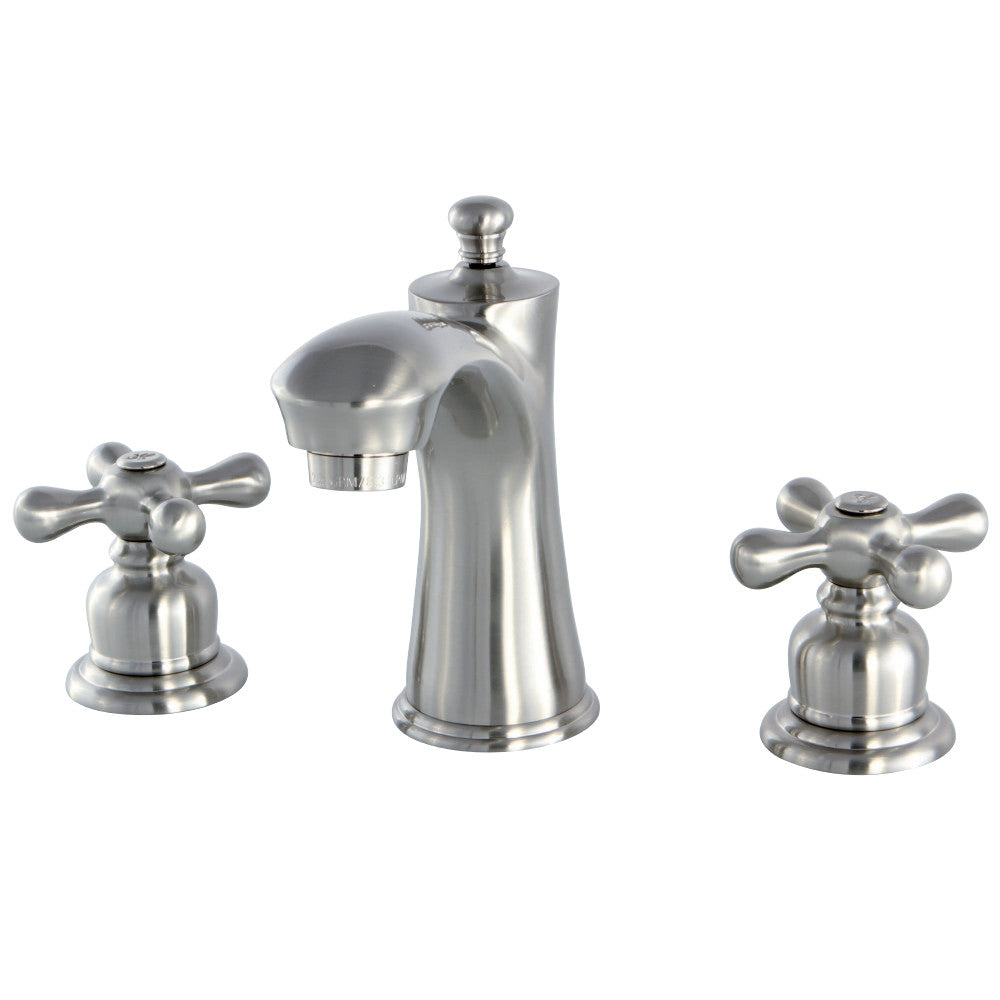 Kingston Brass KB7968AX 8 in. Widespread Bathroom Faucet, Brushed Nickel - BNGBath