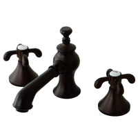 Thumbnail for Kingston Brass KC7065TX 8 in. Widespread Bathroom Faucet, Oil Rubbed Bronze - BNGBath