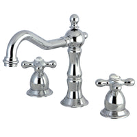 Thumbnail for Kingston Brass KS1971AX 8 in. Widespread Bathroom Faucet, Polished Chrome - BNGBath