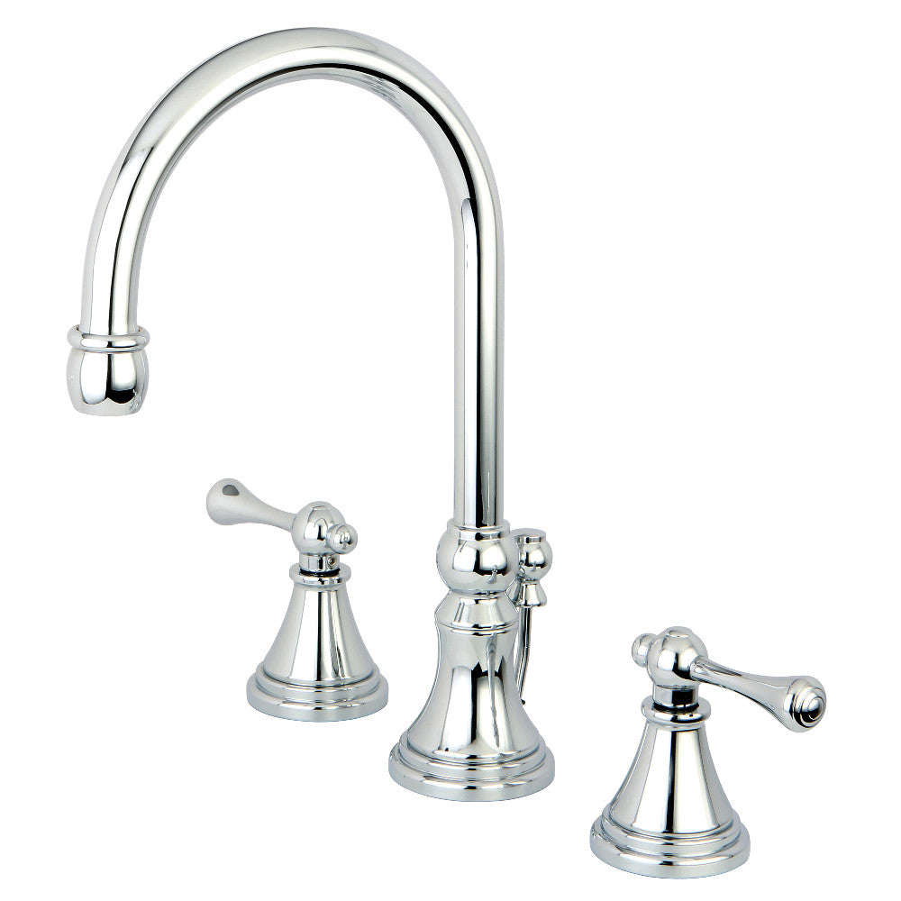 Kingston Brass KS2981BL 8 in. Widespread Bathroom Faucet, Polished Chrome - BNGBath