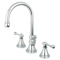 Thumbnail for Kingston Brass KS2981BL 8 in. Widespread Bathroom Faucet, Polished Chrome - BNGBath