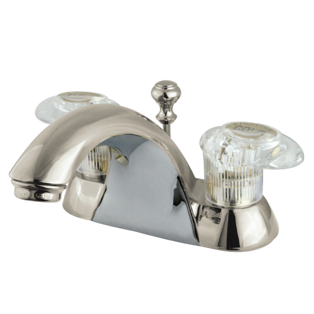 Kingston Brass KB2158 4 in. Centerset Bathroom Faucet, Brushed Nickel - BNGBath