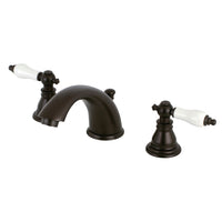 Thumbnail for Kingston Brass KB965APL Widespread Bathroom Faucet, Oil Rubbed Bronze - BNGBath