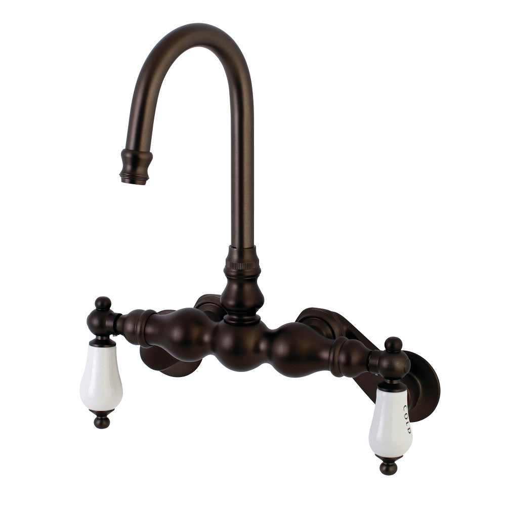 Aqua Vintage AE85T5 Vintage Adjustable Center Wall Mount Tub Faucet, Oil Rubbed Bronze - BNGBath