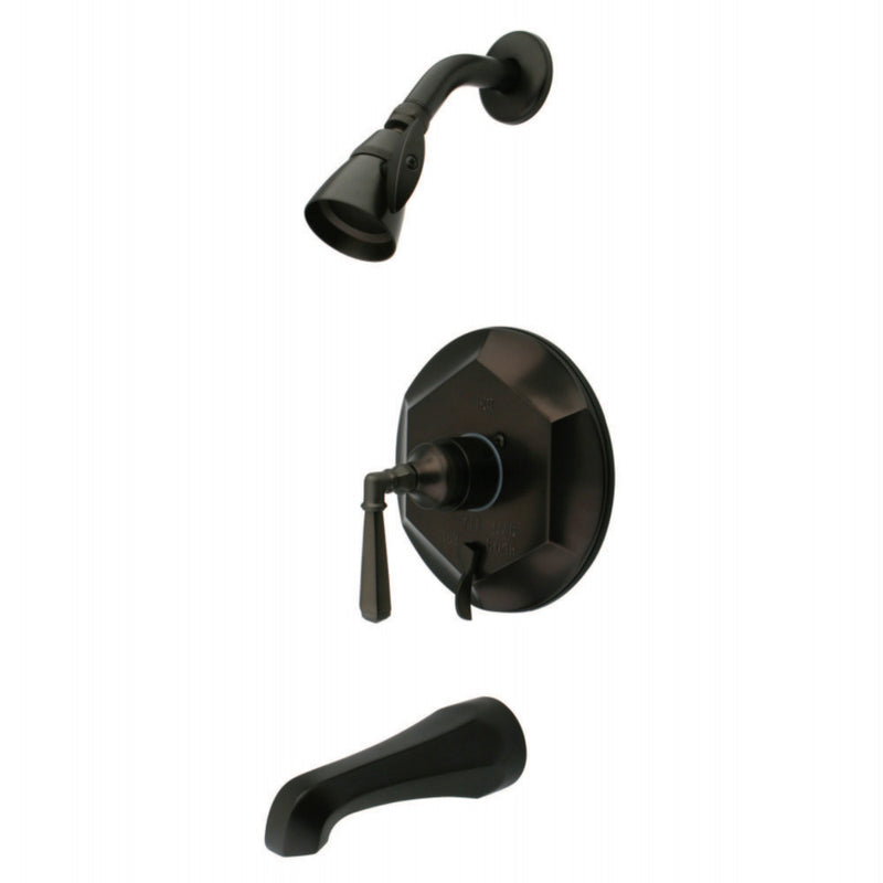 Kingston Brass KB46350HL Tub and Shower Faucet, Oil Rubbed Bronze - BNGBath