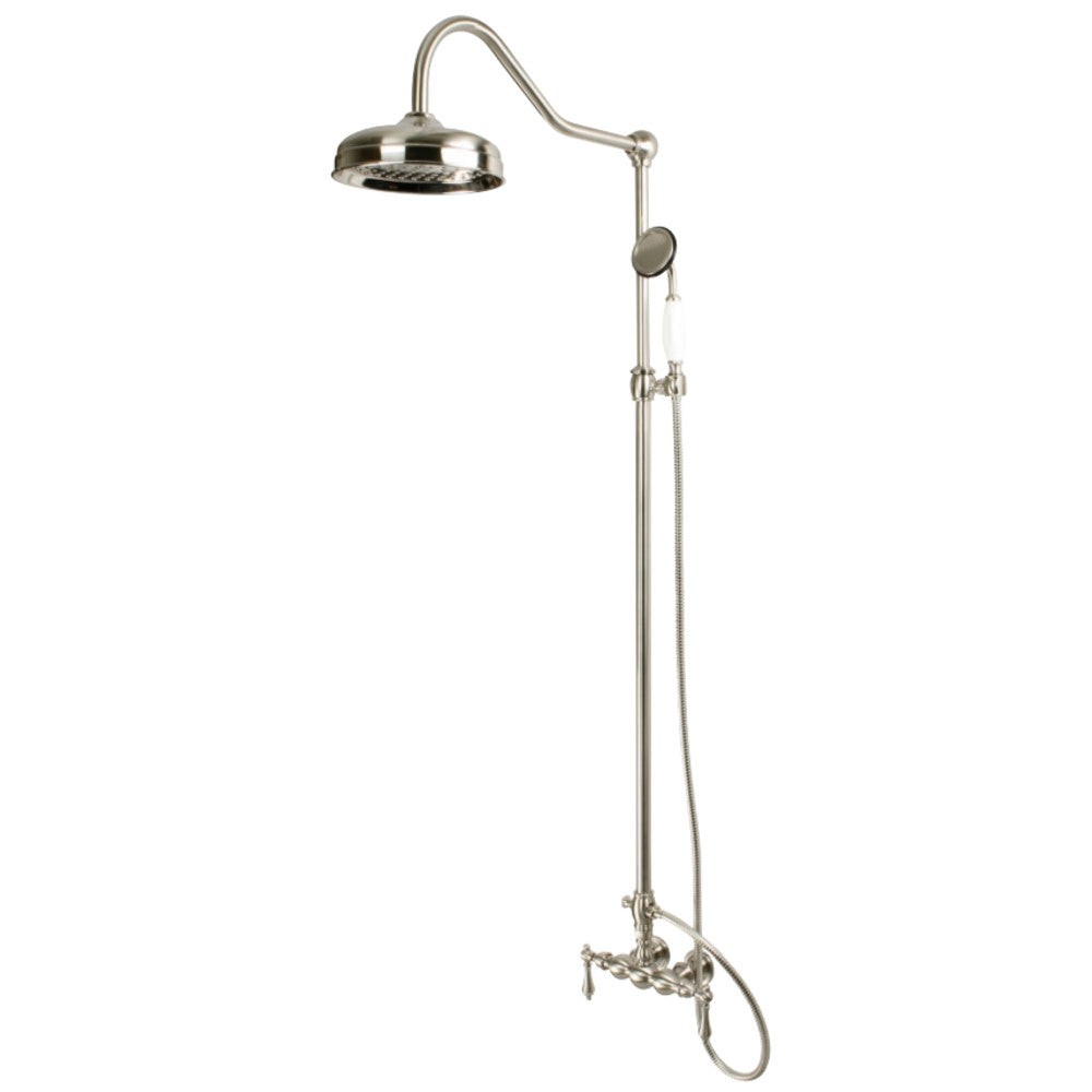 Kingston Brass CCK6178 Vintage Rain Drop Shower System, Brushed Nickel - BNGBath
