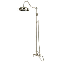 Thumbnail for Kingston Brass CCK6178 Vintage Rain Drop Shower System, Brushed Nickel - BNGBath