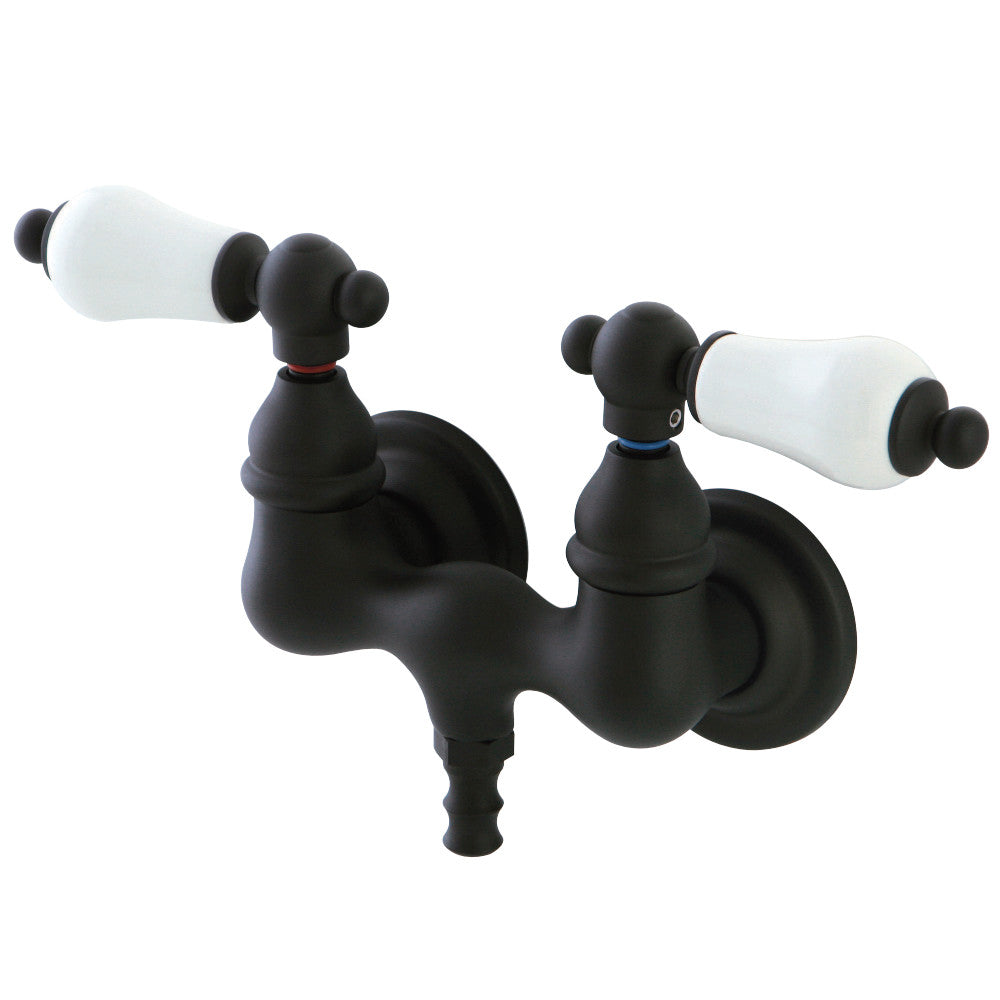 Kingston Brass CC35T5 Vintage 3-3/8-Inch Wall Mount Tub Faucet, Oil Rubbed Bronze - BNGBath