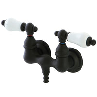 Thumbnail for Kingston Brass CC35T5 Vintage 3-3/8-Inch Wall Mount Tub Faucet, Oil Rubbed Bronze - BNGBath