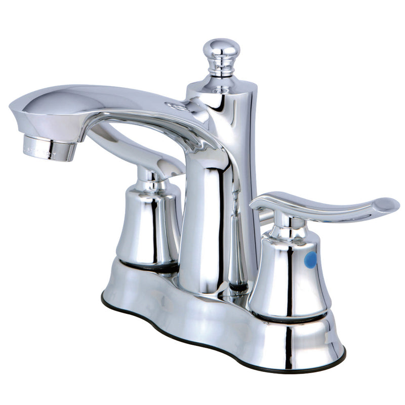 Kingston Brass FB7611JL 4 in. Centerset Bathroom Faucet, Polished Chrome - BNGBath