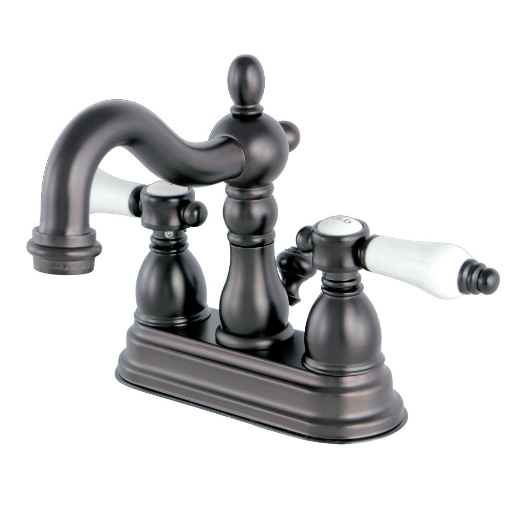 Kingston Brass KS1605BPL 4 in. Centerset Bathroom Faucet, Oil Rubbed Bronze - BNGBath