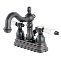 Thumbnail for Kingston Brass KS1605BPL 4 in. Centerset Bathroom Faucet, Oil Rubbed Bronze - BNGBath