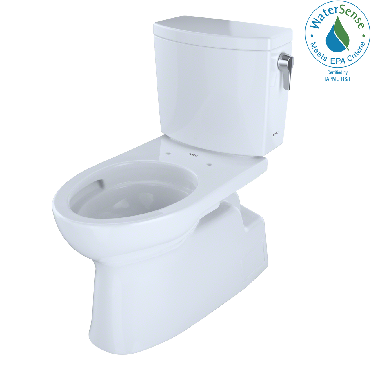 TOTO Vespin II 1G Two-Piece Elongated 1.0 GPF Universal Height Skirted Toilet with CeFiONtect and Right-Hand Trip Lever,  - CST474CUFRG#01 - BNGBath