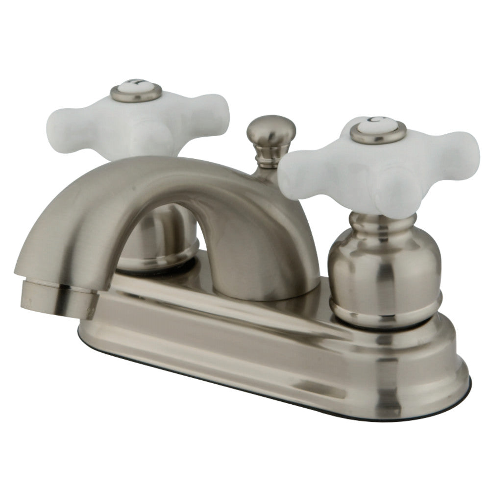 Kingston Brass KB3608PX 4 in. Centerset Bathroom Faucet, Brushed Nickel - BNGBath