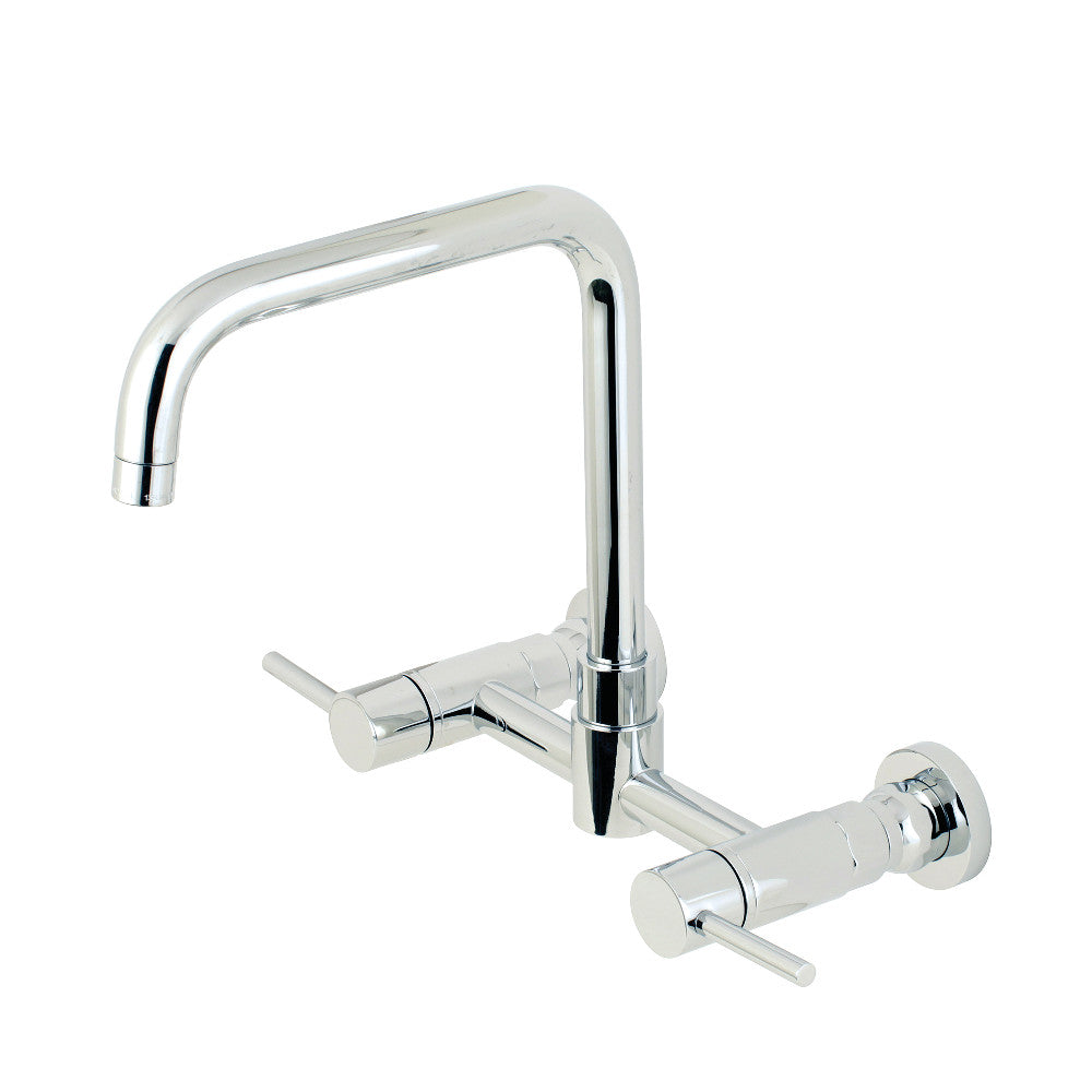 Kingston Brass Concord 8-Inch Centerset Wall Mount Kitchen Faucet, Polished Chrome - BNGBath
