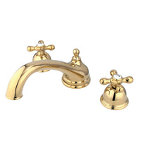 Thumbnail for Kingston Brass KS3352AX Vintage Roman Tub Faucet, Polished Brass - BNGBath