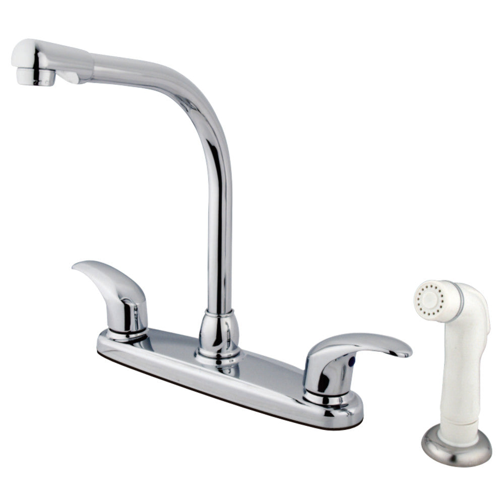 Kingston Brass KB711LL Legacy 8-Inch Centerset Kitchen Faucet, Polished Chrome - BNGBath