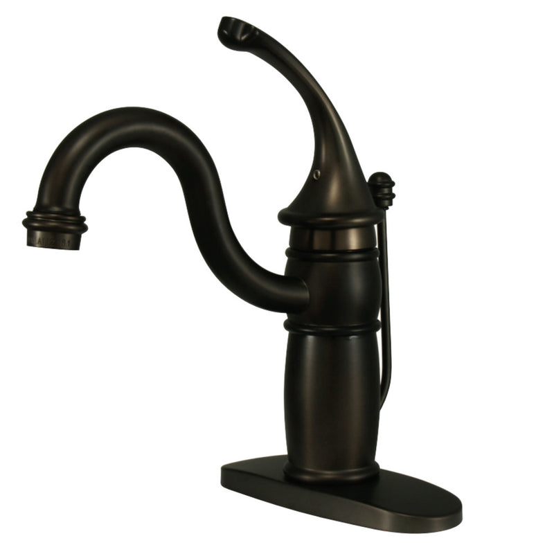 Kingston Brass KB1405GL Georgian Single-Handle Bathroom Faucet with Pop-Up Drain, Oil Rubbed Bronze - BNGBath