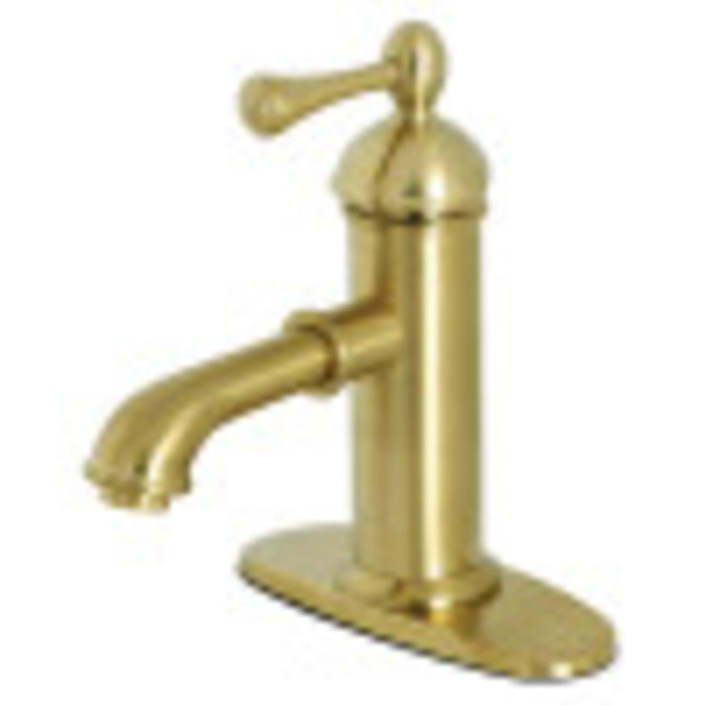 Kingston Brass KS7417BL Paris Single Lever Handle Bathroom Faucet, Brushed Brass - BNGBath