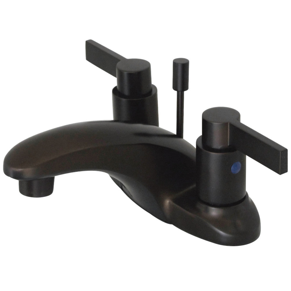 Kingston Brass KB8625NDL 4 in. Centerset Bathroom Faucet, Oil Rubbed Bronze - BNGBath