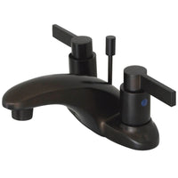 Thumbnail for Kingston Brass KB8625NDL 4 in. Centerset Bathroom Faucet, Oil Rubbed Bronze - BNGBath